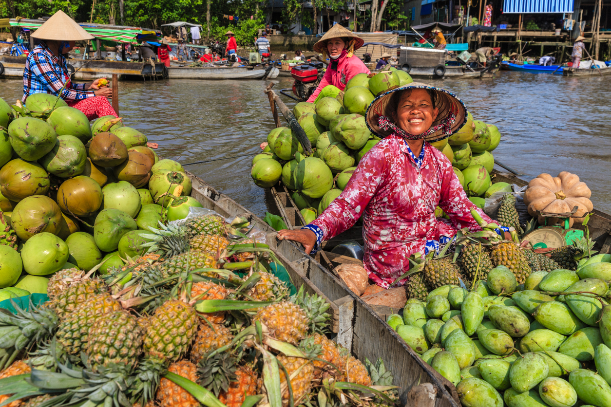 Cruising the Mekong Delta by Sampan