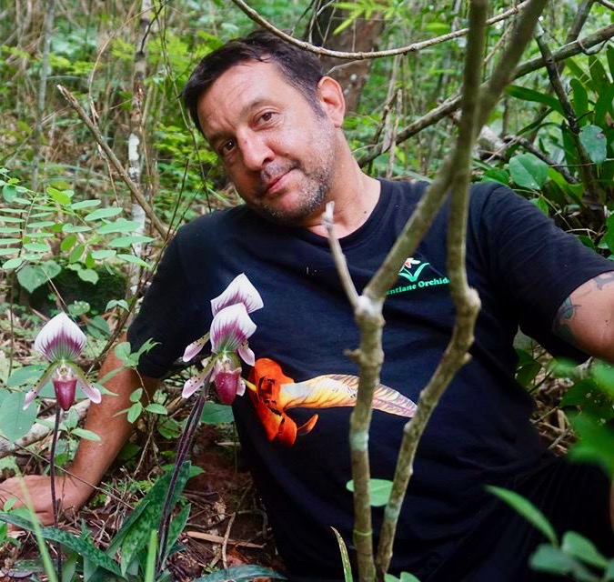 Bertrand Laville, orchid trek Laos