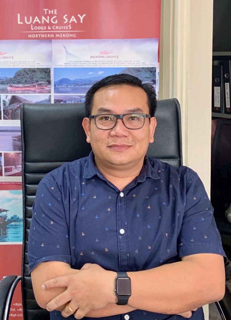 Bounthavy Hansaya, Sales Manager of Mekong Cruises