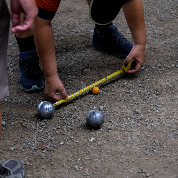 Petanque with the locals in Luang Prabang