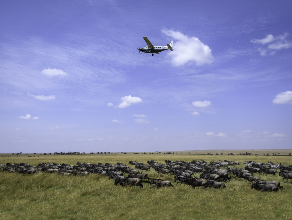 Governors' scenic flight over the Maasai Mara