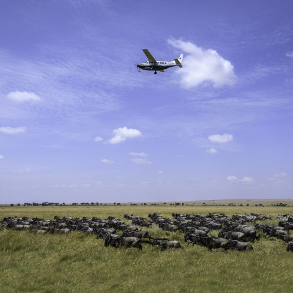 Governors' scenic flight over the Maasai Mara