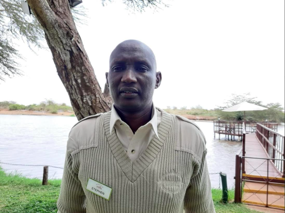 Stephen Lekatoo, Naturalist and guide, Voyager Ziwani Camp