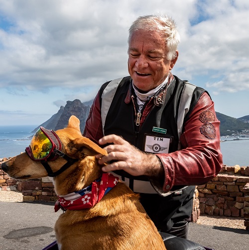 Tim Clarke, founder of Cape Town Sidecar Adventure tour
