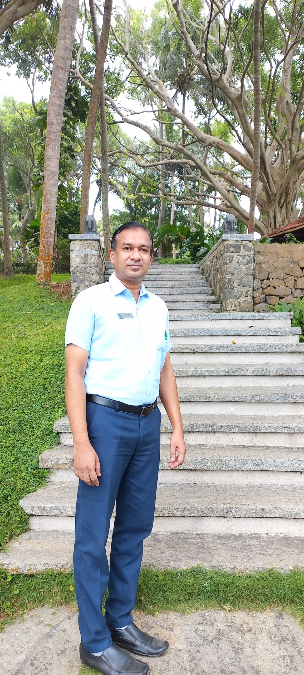Ashok Sukumaran, Manager of Niraamaya Retreats Surya Samudra